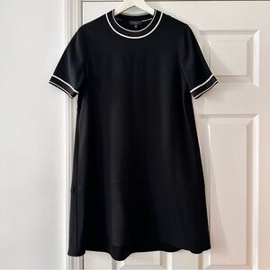 EUC Rag & Bone Women's Black Tunic Dress Size XS, Thatch Crepe Shift, Minimalist